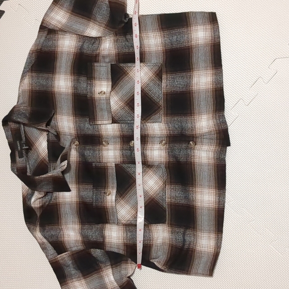 🎯FOREVER 21 BOXY CROPPED SHIRT - Picture 5 of 8